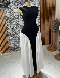 Luxery armless gown