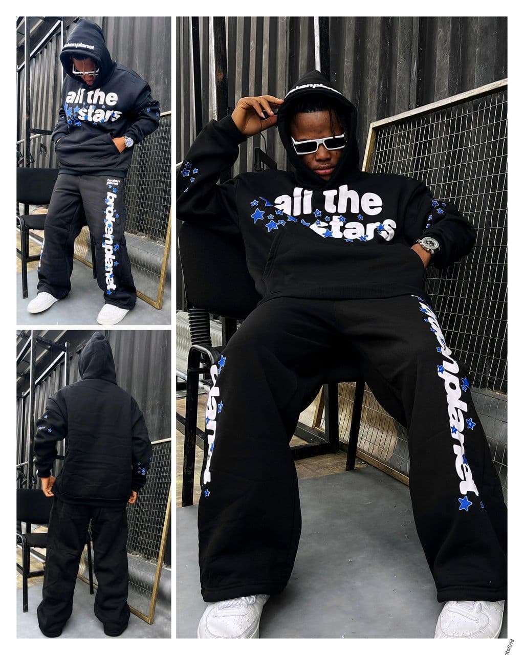 *Luxury designer hoodie up and down