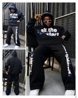 *Luxury designer hoodie up and down